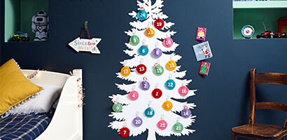 Calendario de adviento moderno